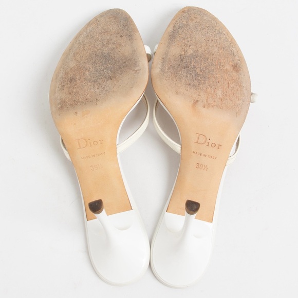 SOLD — Dior White and Cream Bow Heels - Picture 7 of 10